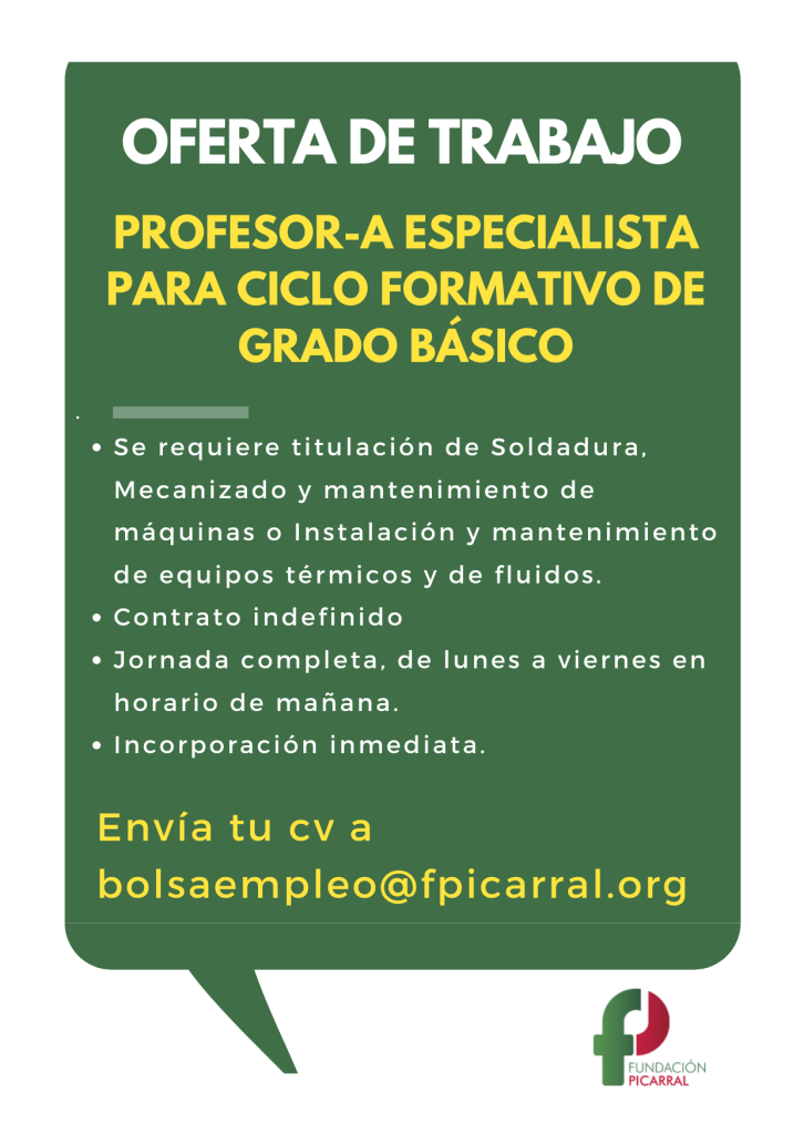 oferta trabajo zaragoza